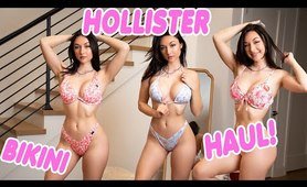 HOLLISTER TRY ON HAUL: Floral Bikinis