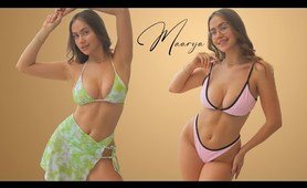 ASEGOO beach costume Try On Haul #Maarya #BikiniTryOnHaul #Asegoo