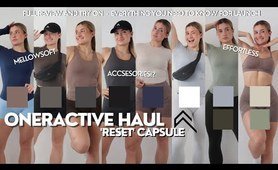 ONERACTIVE TRY ON HAUL | the 'RESET' capsule