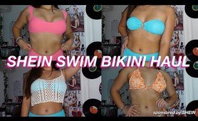 SHEIN SWIM two piece bathing suit TRY-ON HAUL