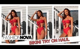 FASHION NOVA two piece bathing suit TRY ON HAUL!!