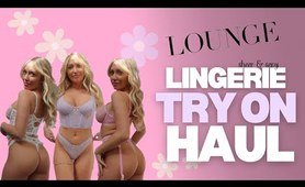 SHEER panties Try on Haul | Lounge Intimates 2023