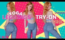 Yoga leggings Try On Haul | Yoga Stretching Outfits