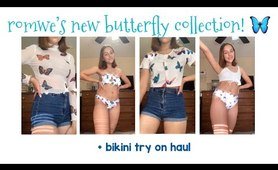 ROMWE’S New Butterfly Collection + two piece Try-On Haul | Chloe Renee