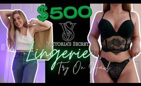 $500 Victoria's Secret underwear Try On Haul Jaybbgirl