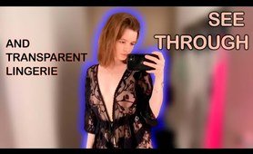 [4K] Try On Haul: Transparent See-through panties items | Very revealing | At The Mall