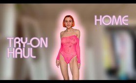 Try On Haul: See-through clothes and Fully Transparent women lingerie | Very revealing!