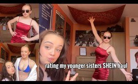 rating my younger sister's clothing haul