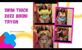 SWIM THICK 2022????!!!!! SHEIN Plus Size two piece bathing suit Try On Haul