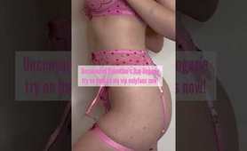 lingerie try on haul - onlyfans women #lingerie #onlyfans #aussie #honeybirdette #sheer