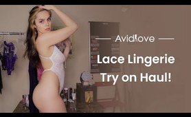 cute Lace undies Try on Haul! | Avidlove ft. Abigail Joy