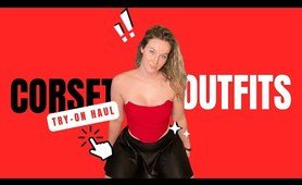 Nicole Kait | Corset Outfits Try On Haul | Lingerie, Skirts, 4k