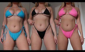 Micro two piece bathing suit Try-On Haul
