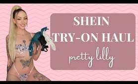 fine Lilly | Shein Try On Haul | See Through, Lace, 4K