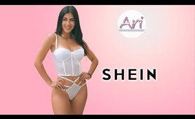 SHEIN lingerie Try On Haul Special #AriDugarte