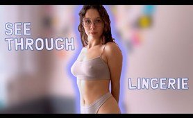 Try On Haul: See-through items and Fully Transparent women undies | Very revealing!