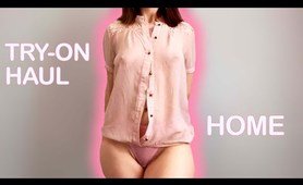 Try On Haul: See-through items and Fully Transparent babe underwear | Very revealing!