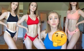 HONEST Gymshark bathing costume Review! | two piece Try-On Haul 2019