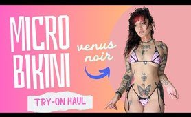 Venus Noir | Micro bikini Try-On Haul | Super Micro, See-Through, Cheeky, 4K