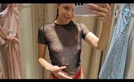 Try On haul   Transparent undies and garment   At The Mall