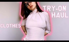 Try On Haul: See-through clothes and Fully Transparent chick underwear | Very revealing!