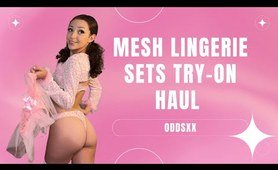 OddsXx | Mesh undies Sets Try-On Haul | See-Through, Thong, Cheeky, 4K