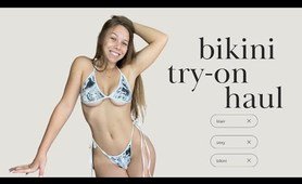 Bunny Blair | Bikini Try-On Haul | Cheeky, Thong, 4K