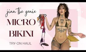 Jinn The Genie | Micro Bikini Try-On Haul | Cheeky, Thong, 4K