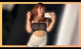 Lingerie try on haul | Transparent lingerie