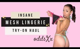 OddsXx | Insane Mesh panties Try-On Haul | See-Through, Cheeky, Thong, 4K