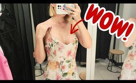 Try on Haul: See-through clothes and Perfect Dress Try On In the Mall