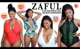 ZAFUL PLUS SIZE sunning TRY ON HAUL | IS IT SUITABLE FOR massive BUST?
