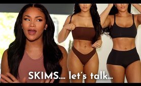 NOW SKIMS.... SKIMS TRY ON HAUL AND REVIEW | ALLYIAHSFACE