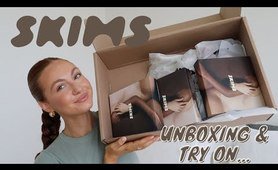 HUGE SKIMS UNBOXING & HONEST REVIEW/TRY ON!!!