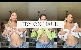 Transparent tops try on haul