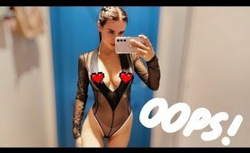 Try On Haul: See-through clothes and Transparent undies