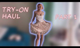 [4K] Try On Haul: See-through Clothes and Lingerie | Very revealing Try On Haul!