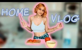 Home Vlog vs Lila! Cook with me!