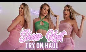 SHEER KNITTED undies TRY ON HAUL | MerdecesTheDancer