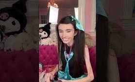 Eugenia Cooney Asked If She Eats Regularly & How Much She Weighs (7-30-23) #tiktok #shorts