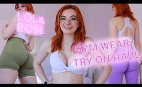 SEXY gym wear try on haul