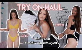 WIELKI WAKACYJNY TRY ON HAUL STROJÓW KĄPIELOWYCH