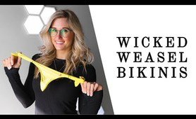 Wicked Weasel Beach Bikini Try On:  Dry vs Wet