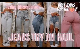 HUGE jeans TRY ON HAUL| Testing different brands, which fit the best? 2021 review, ASOS, ZARA & MORE