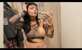 See-Through Try On Haul | Transparent Lingerie and Clothes | Try-On Haul At The Mall