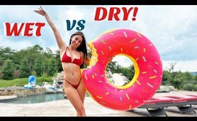 TINY Red Bikinis! | WET vs DRY❤️