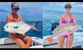 Girls Fishing Day - Snapper, Grouper and Permit in Key West FLORIDA