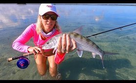 FLY FISHING for Bonefish in the BAHAMAS