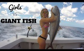 Girls vs Deep Sea GIANTS!! Amberjack Fishing | Miss Annie in Palm Beach