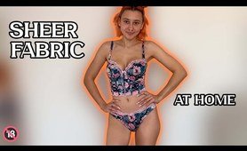 Try On Haul: See-through Clothes and Fully Transparent Women Lingerie | Very revealing! 